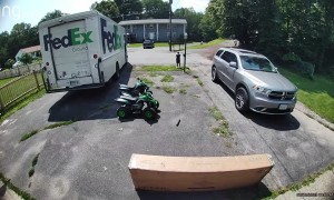 Dog Scares FedEx Driver