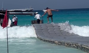Island Wave Ripples Floating Dock