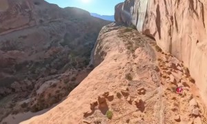 Base Jump Through a Crack