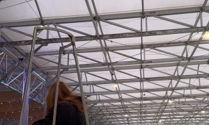 Ice Skating Girl Falls Backwards