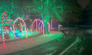 Power's Out Except for Christmas Lights