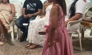 Little Girl Amazes Crowd With Fancy Footwork