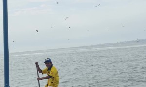Ice Cream Vendor at Sea