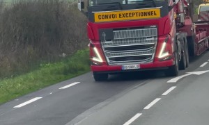 Truck Carrying a Catamaran