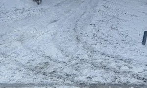 Epic Sledding Crash Slides Man Face Across Snow