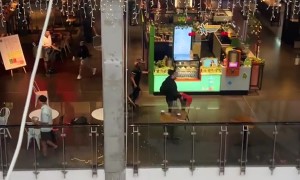 Alleged Gang Members Throw Chairs at Broadway Shopping Centre, Sydney