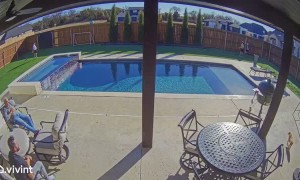 Accidental Swim During Thanksgiving Football