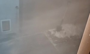 100mph Winds and Snow in Whitewater, Montana