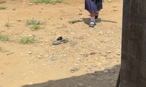 Enthusiastic Golden Retriever Hugs Too Hard