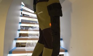 Renovator Slips and Falls Down Stairs