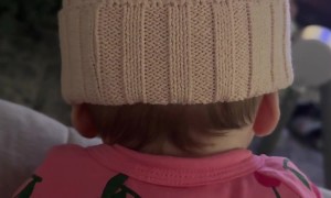 Surprise! Baby With Funny Hairstyle