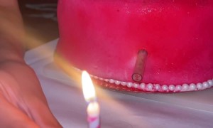 Sister Set On Fire By Birthday Cake