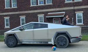 Cybertruck Owner's Ball and Hammer Experiment Goes Wrong