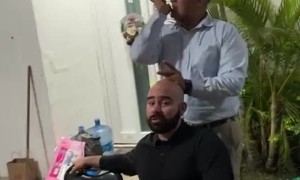 Giving A Bald Man The Perfect Ponytail