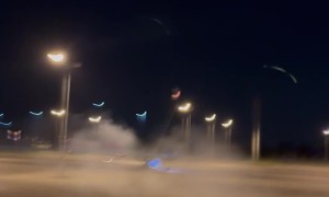 Guy's Girlfriend Crashes Car in Empty Parking Lot