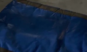 Guy Flipping Over Bar Swings Off