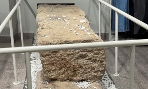 Clothing Store Built Around Ancient Stone Ruins