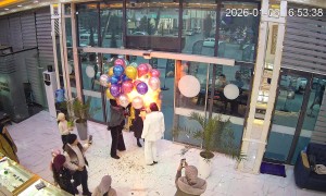 Birthday Balloons Explode In Woman's Face