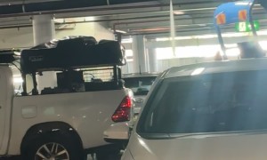 Driver Ignores Height Restriction