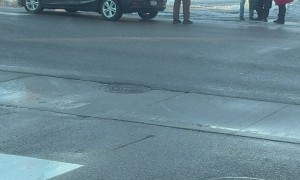 Community Comes Together To Help Man Who Fell On Ice