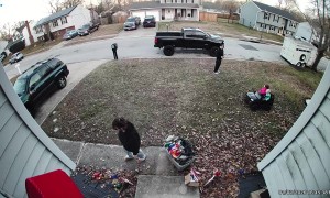 Kids Flip Toy Car By Driving Into Storage Bin