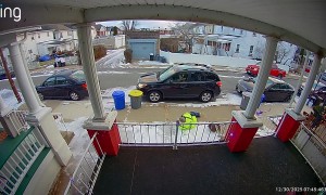 Monday Morning Fall Off Porch