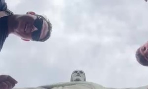 Woman Picking Wedgie Ruins Family's Brazilian Vacation Video