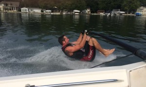 Barefoot Skiing Ends With More Than a Nose Full of Water