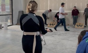 Multitasking Mom Nails Cornhole While Feeding Her Newborn