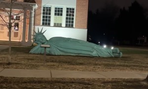 Sleeping Statue of Liberty