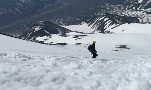 Sledding in a Tiny Avalanche
