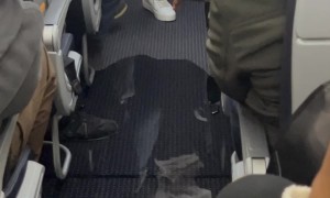 Pipes Burst on Plane