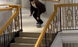 Skater Leap of Faith Fail