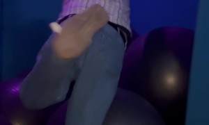 Boyfriend Jumps Into a Room of Exercise Balls