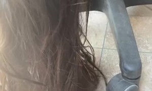 Dangling Hair Tangled In Chair Wheels