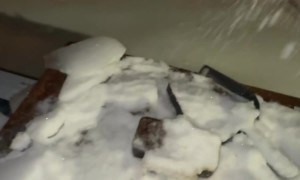 Satisfying Shattering Of Tossed Ice Sheet