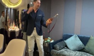 Champagne Fail Dirties Couch