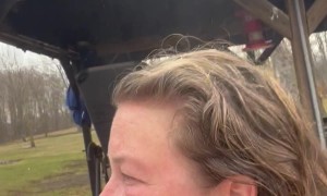 Dog Crashes Grammy's Hot Tub  Soak