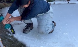 Any Excuse to Use Her Mini Chainsaw