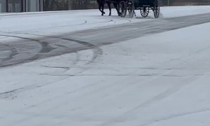 Doing Donuts With a Horse and Buggy