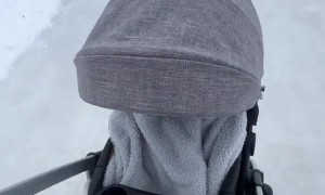 Ice Skating With a Baby Stroller