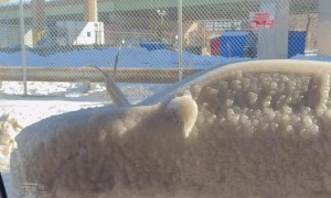 Frozen Car in Philadelphia