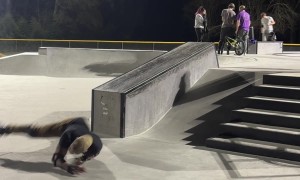 Rollerblader Grind Fail