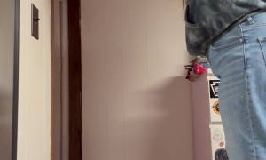 Melted Snow Ceiling Water Goes in Mouth