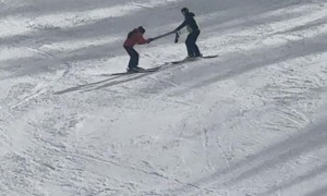 Funny Ski Boys Releasing Their Inhibitions