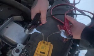 "Redneck Ingenuity" Jump-Starts a Car Battery