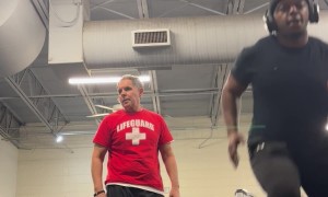 Guy Being Dramatic at the Gym