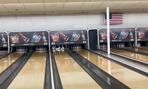 Blindfolded Bowler Gets a Strike