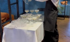 Champagne Pyramid Fail