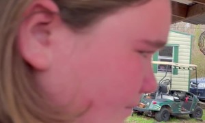 Girl's Reaction to Bike Birthday Present